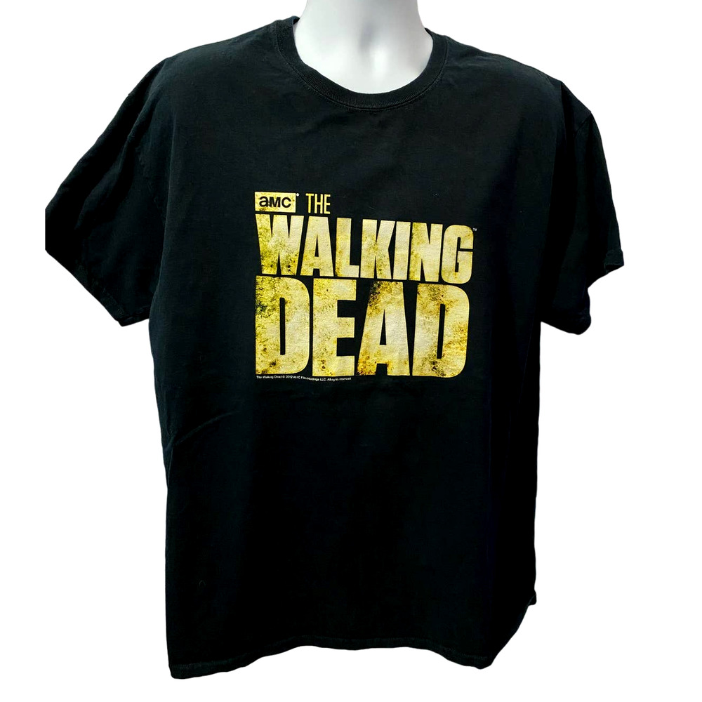 Classic The Walking Dead AMC Black Graphic T-Shirt 2012 Size XL